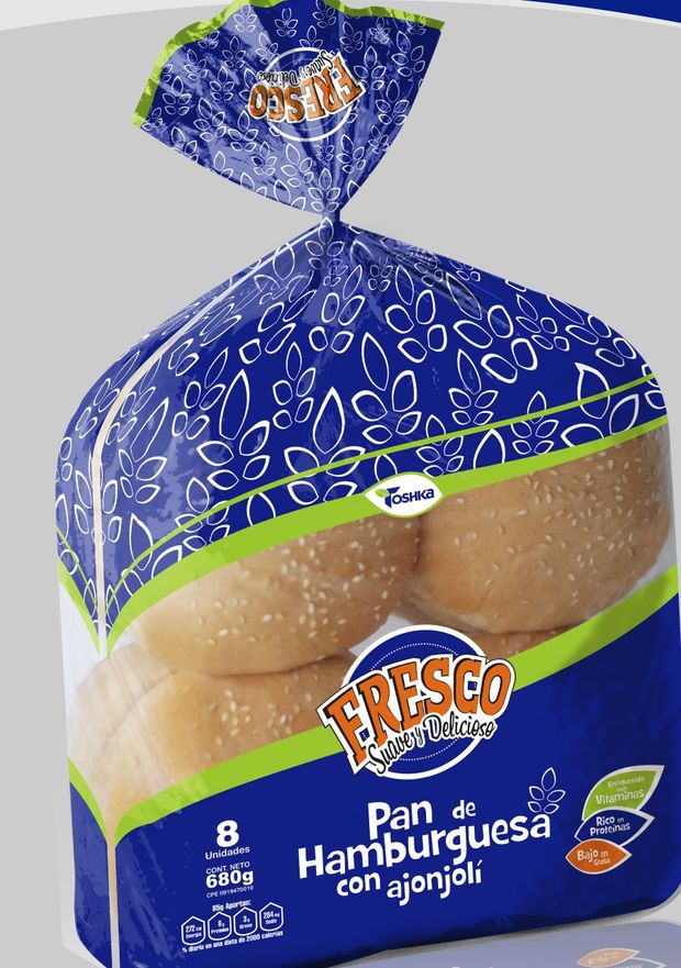 Pan de Hamburguesa con Ajonjolí